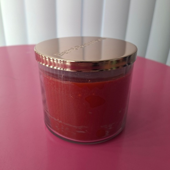 Bath & Body Works MERRY COOKIE Scented Soy Wax Blend Candle 3 Wick 14.5 oz - Picture 2 of 5